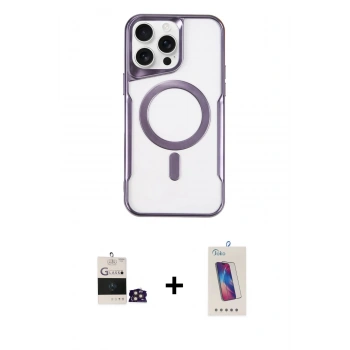 MARSİLYAN™- iPhone 14 Pro Max Kılıf Yadigar Klasik Özel Seri - Siyah Joko 5D Cam + Bilvis Titan Kamera Lens - GD