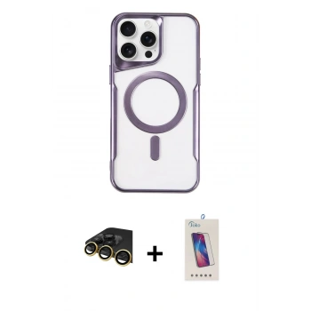 MARSİLYAN™- iPhone 14 Pro Max Kılıf Yadigar Klasik Özel Seri - Siyah Joko 5D Cam + Raze Metal Kamera Lens - GD