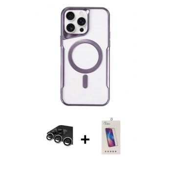 MARSİLYAN™- iPhone 14 Pro Max Kılıf Yadigar Klasik Özel Seri - Siyah Joko 5D Cam + Raze Metal Kamera Lens - GS