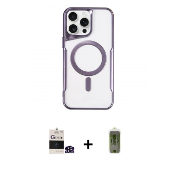 MARSİLYAN™- iPhone 14 Pro Max Kılıf Yadigar Klasik Özel Seri - Siyah Joko Magic 5D Hayalet Cam + Bilvis Titan Kamera Lens - DNMR