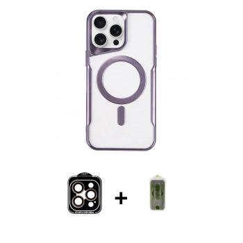 MARSİLYAN™- iPhone 14 Pro Max Kılıf Yadigar Klasik Özel Seri - Siyah Joko Magic 5D Hayalet Cam + PVD Metal Kamera Lens - TU