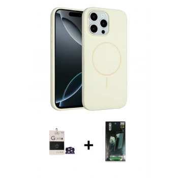 MARSİLYAN™- iPhone 14 Pro Max Kılıf Yankı Form Serisi - Şeffaf 360 Full Body Arka Koruyucu + Bilvis Titan Kamera Lens - GS