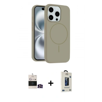 MARSİLYAN™- iPhone 14 Pro Max Kılıf Yankı Form Serisi - Siyah Bilvis Hayalet Cam Ekran Koruyucu + Bilvis Titan Kamera Lens - GD
