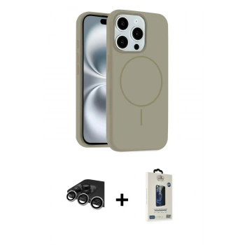 MARSİLYAN™- iPhone 14 Pro Max Kılıf Yankı Form Serisi - Siyah Bilvis Hayalet Cam Ekran Koruyucu + Raze Metal Kamera Lens - GS