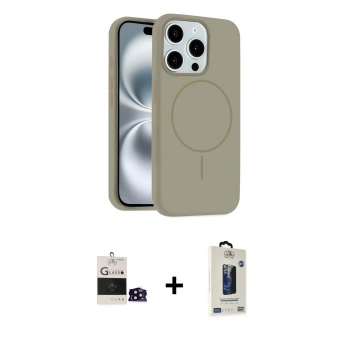 MARSİLYAN™- iPhone 14 Pro Max Kılıf Yankı Form Serisi - Siyah Bilvis Hayalet Cam Ekran Koruyucu + Bilvis Titan Kamera Lens - SH