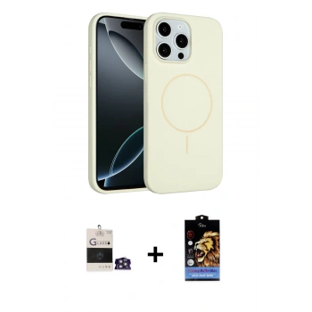 MARSİLYAN™- iPhone 14 Pro Max Kılıf Yankı Form Serisi - Siyah Buffer Hayalet Cam Ekran Koruyucu + Bilvis Titan Kamera Lens - GS