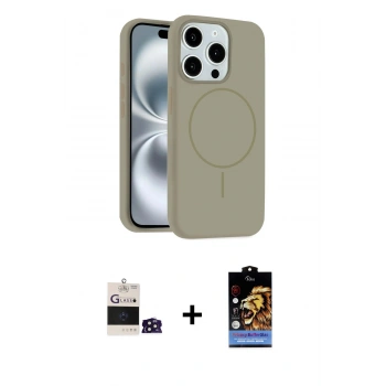 MARSİLYAN™- iPhone 14 Pro Max Kılıf Yankı Form Serisi - Siyah Buffer Hayalet Cam Ekran Koruyucu + Bilvis Titan Kamera Lens - DNMR