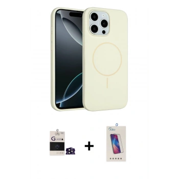 MARSİLYAN™- iPhone 14 Pro Max Kılıf Yankı Form Serisi - Siyah Joko 5D Cam + Bilvis Titan Kamera Lens - DNMR
