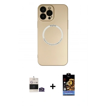 MARSİLYAN™- iPhone 14 Pro Max Kılıf Zirve Klasik Prime - Siyah Buffer Hayalet Cam Ekran Koruyucu + Bilvis Titan Kamera Lens - GS