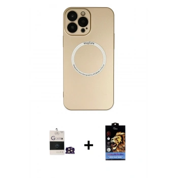 MARSİLYAN™- iPhone 14 Pro Max Kılıf Zirve Klasik Prime - Siyah Buffer Hayalet Cam Ekran Koruyucu + Bilvis Titan Kamera Lens - GD
