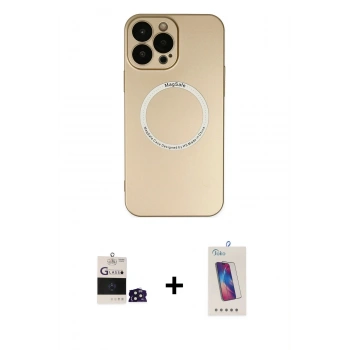 MARSİLYAN™- iPhone 14 Pro Max Kılıf Zirve Klasik Prime - Siyah Joko 5D Cam + Bilvis Titan Kamera Lens - DNMR