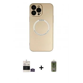 MARSİLYAN™- iPhone 14 Pro Max Kılıf Zirve Klasik Prime - Siyah Joko Magic 5D Hayalet Cam + Bilvis Titan Kamera Lens - GS