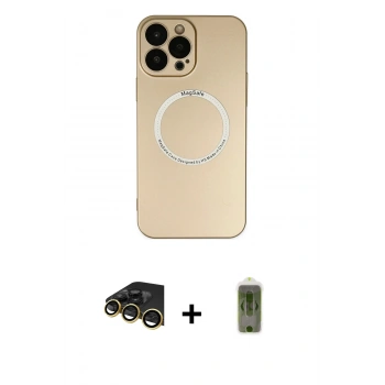 MARSİLYAN™- iPhone 14 Pro Max Kılıf Zirve Klasik Prime - Siyah Joko Magic 5D Hayalet Cam + Raze Metal Kamera Lens - GD