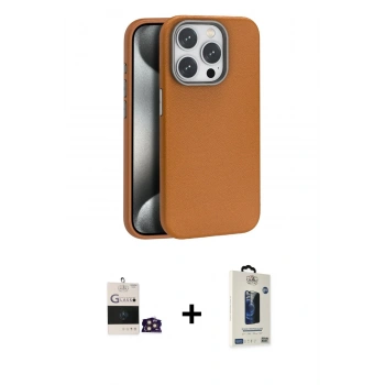 MARSİLYAN™- iPhone 14 Pro Max Kılıf Zirve Modern Prime - Siyah Bilvis Hayalet Cam Ekran Koruyucu + Bilvis Titan Kamera Lens - GD