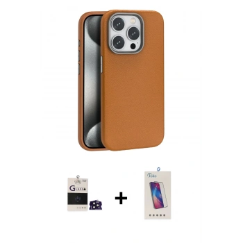 MARSİLYAN™- iPhone 14 Pro Max Kılıf Zirve Modern Prime - Siyah Joko 5D Cam + Bilvis Titan Kamera Lens - DNMR