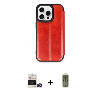 MARSİLYAN™- iPhone 14 Pro Max Kılıf Zirve Yansıma Serisi - Siyah Joko Magic 5D Hayalet Cam + Bilvis Titan Kamera Lens - GS