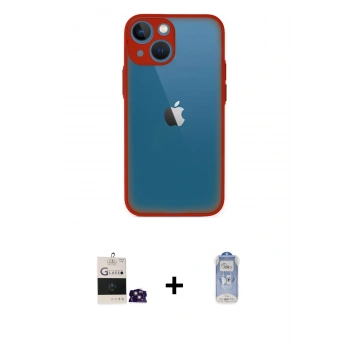 MARSİLYAN™- iPhone 15 Kılıf Ahenk Çizgi Serisi - Siyah Joko Magic 5D Cam + Bilvis Titan Kamera Lens - PE