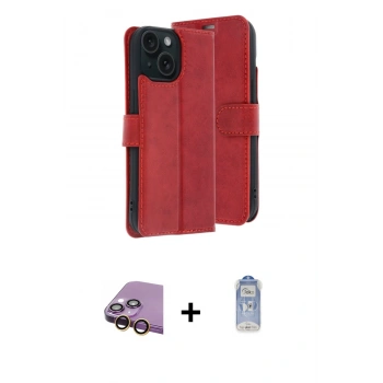 MARSİLYAN™- iPhone 15 Kılıf Siluet Işık Serisi - Siyah Joko Magic 5D Cam + Raze Metal Kamera Lens - SI