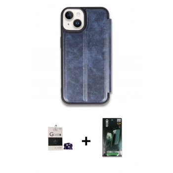MARSİLYAN™- iPhone 15 Kılıf Zirve Yansıma Serisi - Şeffaf 360 Full Body Arka Koruyucu + Bilvis Titan Kamera Lens - PE