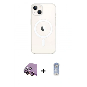 MARSİLYAN™- iPhone 15 Plus Kılıf Kutup Klasik Serisi - Siyah Joko Magic 5D Cam + Raze Metal Kamera Lens - PE