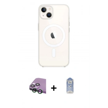 MARSİLYAN™- iPhone 15 Plus Kılıf Kutup Klasik Serisi - Siyah Joko Magic 5D Cam + Raze Metal Kamera Lens - YL