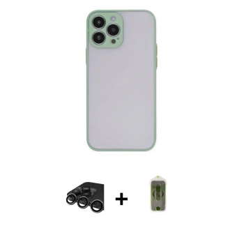 MARSİLYAN™- iPhone 15 Pro Kılıf Ahenk Çizgi Serisi - Siyah Joko Magic 5D Hayalet Cam + Raze Metal Kamera Lens - TMGI