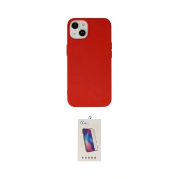 MARSİLYAN™- iPhone 15 Pro Kılıf Ahenk Serisi - Siyah Joko 5D Cam
