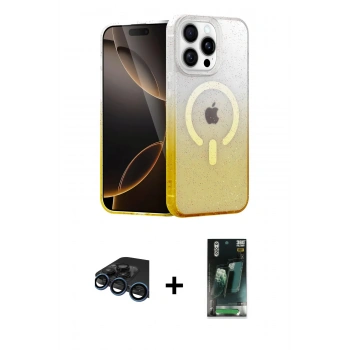 MARSİLYAN™- iPhone 15 Pro Kılıf Eksen Minimal Özel Seri - Siyah 360 Mat Full Body Arka Koruyucu + Raze Metal Kamera Lens - LT