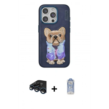 MARSİLYAN™- iPhone 15 Pro Kılıf İz Minimal Koleksiyonu - Siyah Joko Magic 5D Cam + Raze Metal Kamera Lens - LT