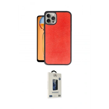 MARSİLYAN™- iPhone 15 Pro Kılıf Kıvılcım Işık Serisi - Siyah Bilvis Hayalet Cam Ekran Koruyucu