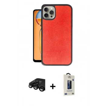 MARSİLYAN™- iPhone 15 Pro Kılıf Kıvılcım Işık Serisi - Siyah Bilvis Hayalet Cam Ekran Koruyucu + Raze Metal Kamera Lens - SH