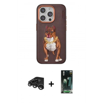 MARSİLYAN™- iPhone 15 Pro Kılıf Nova Form Koleksiyonu - Siyah 360 Mat Full Body Arka Koruyucu + Raze Metal Kamera Lens - TMGI