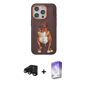 MARSİLYAN™- iPhone 15 Pro Kılıf Nova Form Koleksiyonu - Siyah Bilvis 5in1 3D Magic Cam Ekran Koruyucu + Raze Metal Kamera Lens - SH