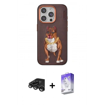 MARSİLYAN™- iPhone 15 Pro Kılıf Nova Form Koleksiyonu - Siyah Bilvis 5in1 3D Magic Cam Ekran Koruyucu + Raze Metal Kamera Lens - TMGI