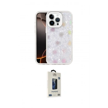 MARSİLYAN™- iPhone 15 Pro Kılıf Odak Prime - Siyah Bilvis Hayalet Cam Ekran Koruyucu