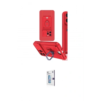 MARSİLYAN™- iPhone 15 Pro Kılıf Vadi Form Prime - Siyah Bilvis 0.18mm Plus Cam Ekran Koruyucu