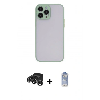 MARSİLYAN™- iPhone 15 Pro Max Kılıf Ahenk Çizgi Serisi - Siyah Joko Magic 5D Cam + Raze Metal Kamera Lens - GS