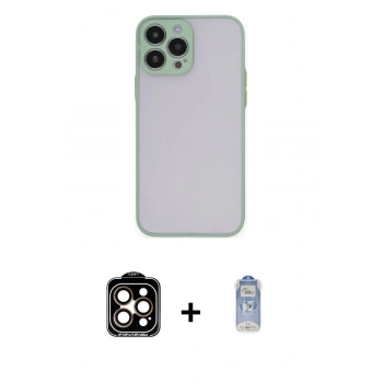 MARSİLYAN™- iPhone 15 Pro Max Kılıf Ahenk Çizgi Serisi - Siyah Joko Magic 5D Cam + PVD Metal Kamera Lens - TU