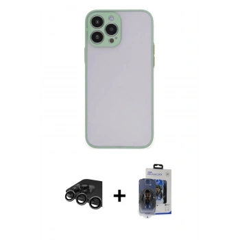 MARSİLYAN™- iPhone 15 Pro Max Kılıf Ahenk Çizgi Serisi - Siyah Vanessa Magic Cam + Raze Metal Kamera Lens - TMGI