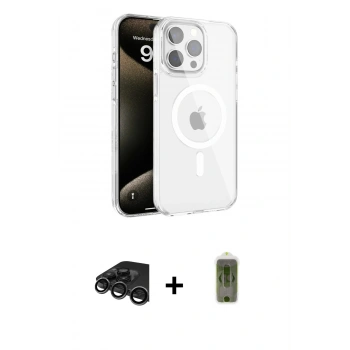 MARSİLYAN™- iPhone 15 Pro Max Kılıf Doruk Doku Özel Seri - Siyah Joko Magic 5D Hayalet Cam + Raze Metal Kamera Lens - TMGI