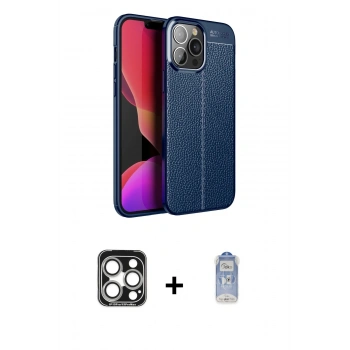 MARSİLYAN™- iPhone 15 Pro Max Kılıf Doruk Klasik Özel Seri - Siyah Joko Magic 5D Cam + PVD Metal Kamera Lens - GS