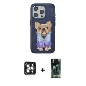 MARSİLYAN™- iPhone 15 Pro Max Kılıf İz Minimal Koleksiyonu - Siyah 360 Mat Full Body Arka Koruyucu + PVD Metal Kamera Lens - GI