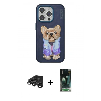 MARSİLYAN™- iPhone 15 Pro Max Kılıf İz Minimal Koleksiyonu - Siyah 360 Mat Full Body Arka Koruyucu + Raze Metal Kamera Lens - TMGI