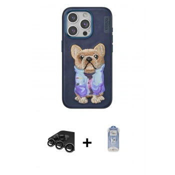 MARSİLYAN™- iPhone 15 Pro Max Kılıf İz Minimal Koleksiyonu - Siyah Joko Magic 5D Cam + Raze Metal Kamera Lens - TMGI