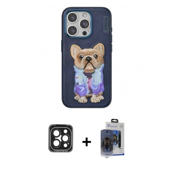 MARSİLYAN™- iPhone 15 Pro Max Kılıf İz Minimal Koleksiyonu - Siyah Vanessa Magic Cam + PVD Metal Kamera Lens - SH