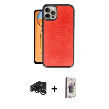 MARSİLYAN™- iPhone 15 Pro Max Kılıf Kıvılcım Işık Serisi - Siyah Bilvis 3D Cam Ekran Koruyucu + Raze Metal Kamera Lens - TMGI