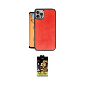 MARSİLYAN™- iPhone 15 Pro Max Kılıf Kıvılcım Işık Serisi - Siyah Buffer Cam Ekran Koruyucu