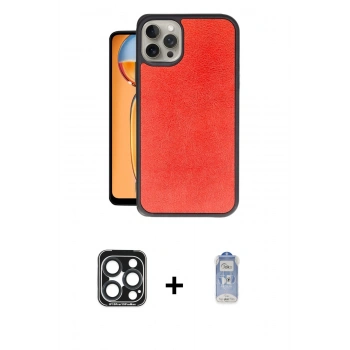 MARSİLYAN™- iPhone 15 Pro Max Kılıf Kıvılcım Işık Serisi - Siyah Joko Magic 5D Cam + PVD Metal Kamera Lens - LT