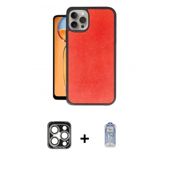 MARSİLYAN™- iPhone 15 Pro Max Kılıf Kıvılcım Işık Serisi - Siyah Joko Magic 5D Cam + PVD Metal Kamera Lens - GS