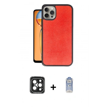 MARSİLYAN™- iPhone 15 Pro Max Kılıf Kıvılcım Işık Serisi - Siyah Joko Magic 5D Cam + PVD Metal Kamera Lens - SH
